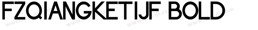 FZQiangKeTiJF Bold字体转换